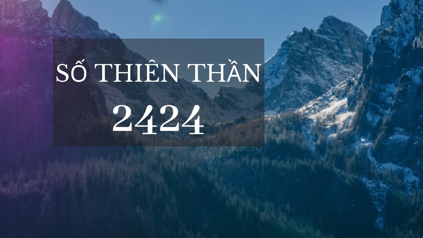Số thiên thần 2424 mang đến bạn thông điệp gì?