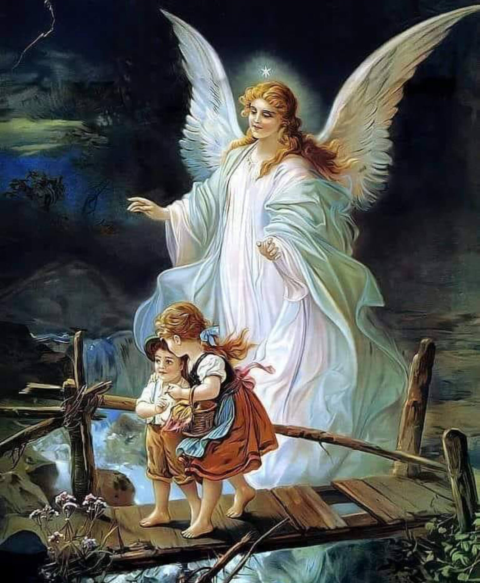 Guardian angels are always by our side and help us